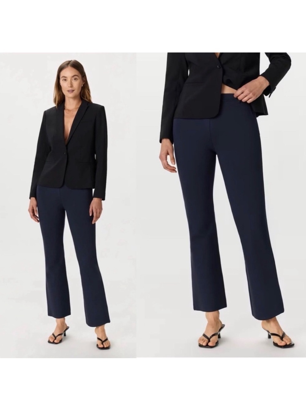 Quince Ultra-Stretch Ponte Knit Bootcut Pull On Pants Leggings Medium W-PNT-21